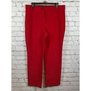 Banana Republic Classic Red Dress‎ Pants Professional Work Wear Trousers 14